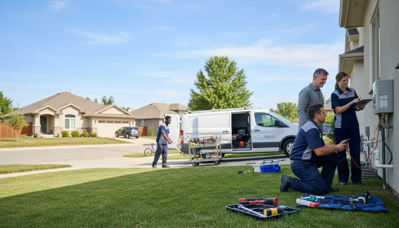 Tankless water heater service in Dana, IN